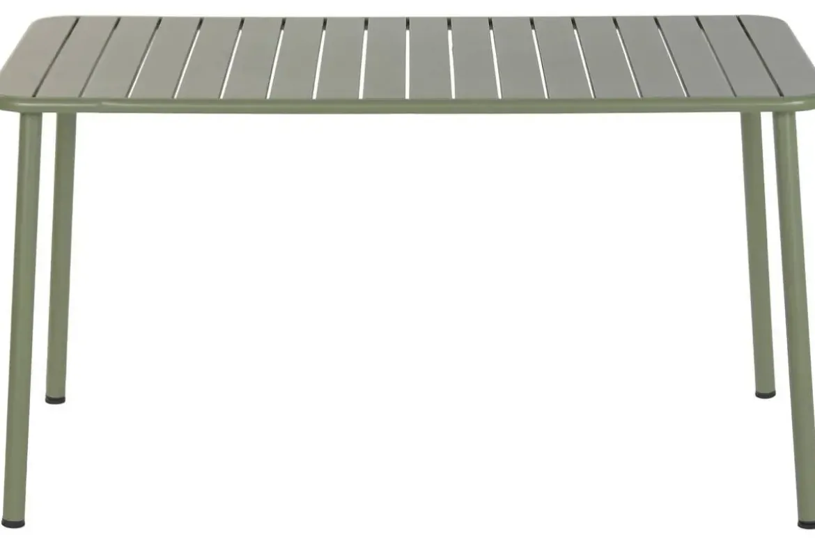 Conjunto de Comedor Exterior 4 Sillas Apilables Verde Menta MB-224152