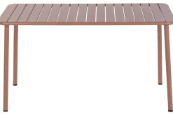 Conjunto de Comedor Exterior 4 Sillas Apilables Terracota MB-224153