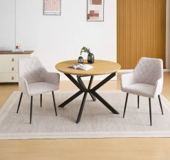 Conjunto de Comedor Mesa Extensible y 2 Sillas WINSOR DEVON