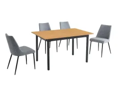 Conjunto de Comedor Mesa Extensible y 4 Sillas CAMDEN MORGAN