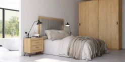 Conjunto de Dormitorio Color Humo y RobleJORDAN EVO Nº 25