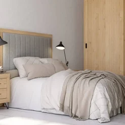 Conjunto de Dormitorio Color Humo y RobleJORDAN EVO Nº 25