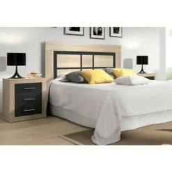 Conjunto de Dormitorio con Cabecero y 2 Mesitas Lara
