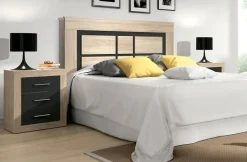 Conjunto de Dormitorio con Cabecero y 2 Mesitas Lara
