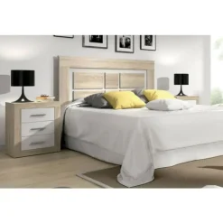 Conjunto de Dormitorio con Cabecero y 2 Mesitas Lara