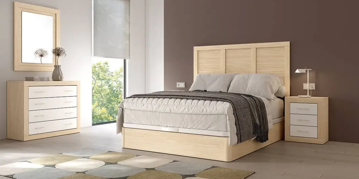 Conjunto de Dormitorio de melamina JORDAN EVO Nº 37