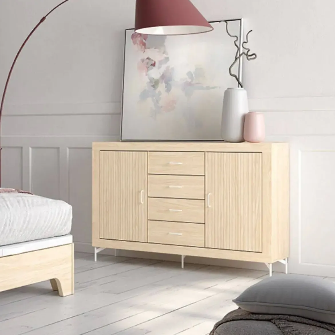 Conjunto de Dormitorio JORDAN EVO en Acabado Alpin Nº 13