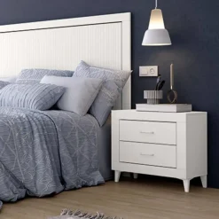 Conjunto deDormitorio JORDAN EVO Acabado Soul blanco y Blanco lined Nº 16