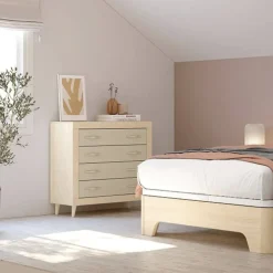 Conjunto de dormitorio Jordan Evo en blanco y perla Nº 19