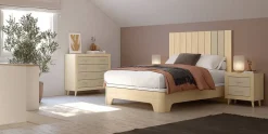 Conjunto de dormitorio Jordan Evo en blanco y perla Nº 19