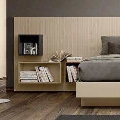 Conjunto de Dormitorio JORDAN EVO en Acabados, perla, java y grafito Nº 21