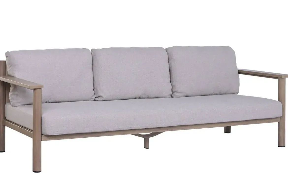 Conjunto de Jardín Aluminio Símil Madera MB-224522