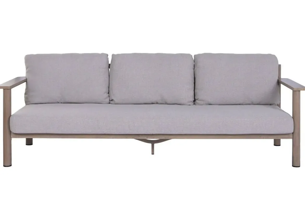 Conjunto de Jardín Aluminio Símil Madera MB-224522