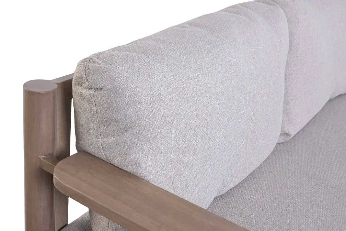 Conjunto de Jardín Aluminio Símil Madera MB-224522