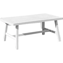 Conjunto de Jardín Blanco con Cuerdas y Cojines Grises GRANADA