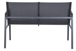 Conjunto de Jardín de Acero y Textilene Efecto Madera MB-224528
