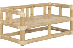 Conjunto de Jardín de Bambú y Ratán Natural 4 Piezas MB-221783