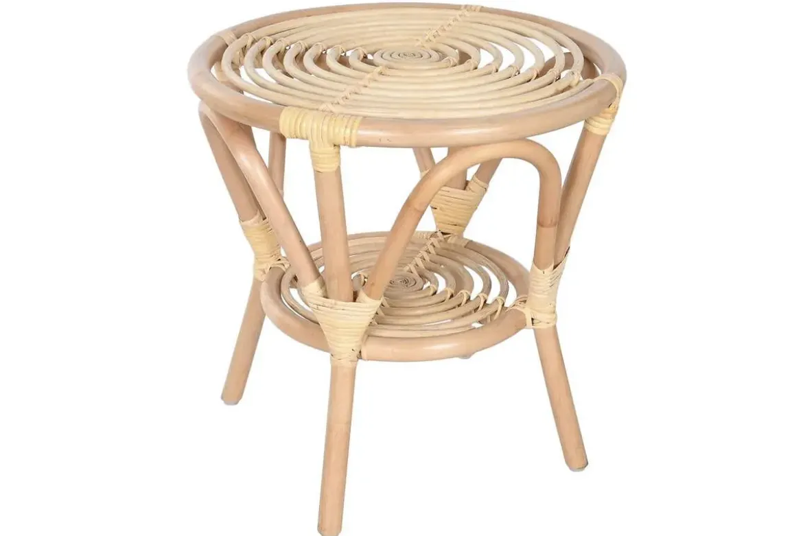 Conjunto de Jardín de Ratán con Cojines de Lino MB-213863