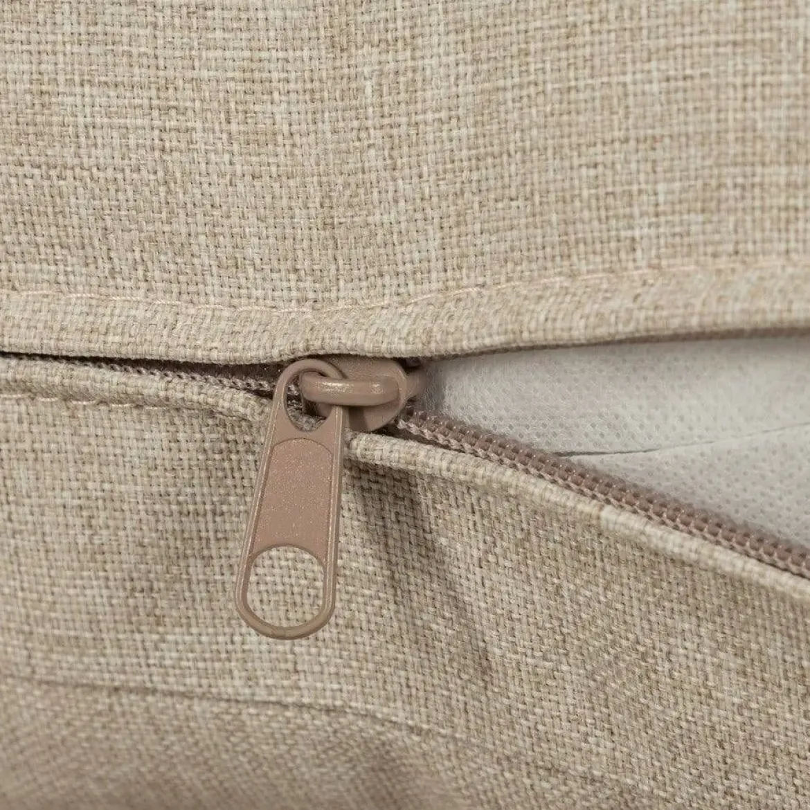 Conjunto de Jardín Estructura de Aluminio Color Beige-Blanco 614435