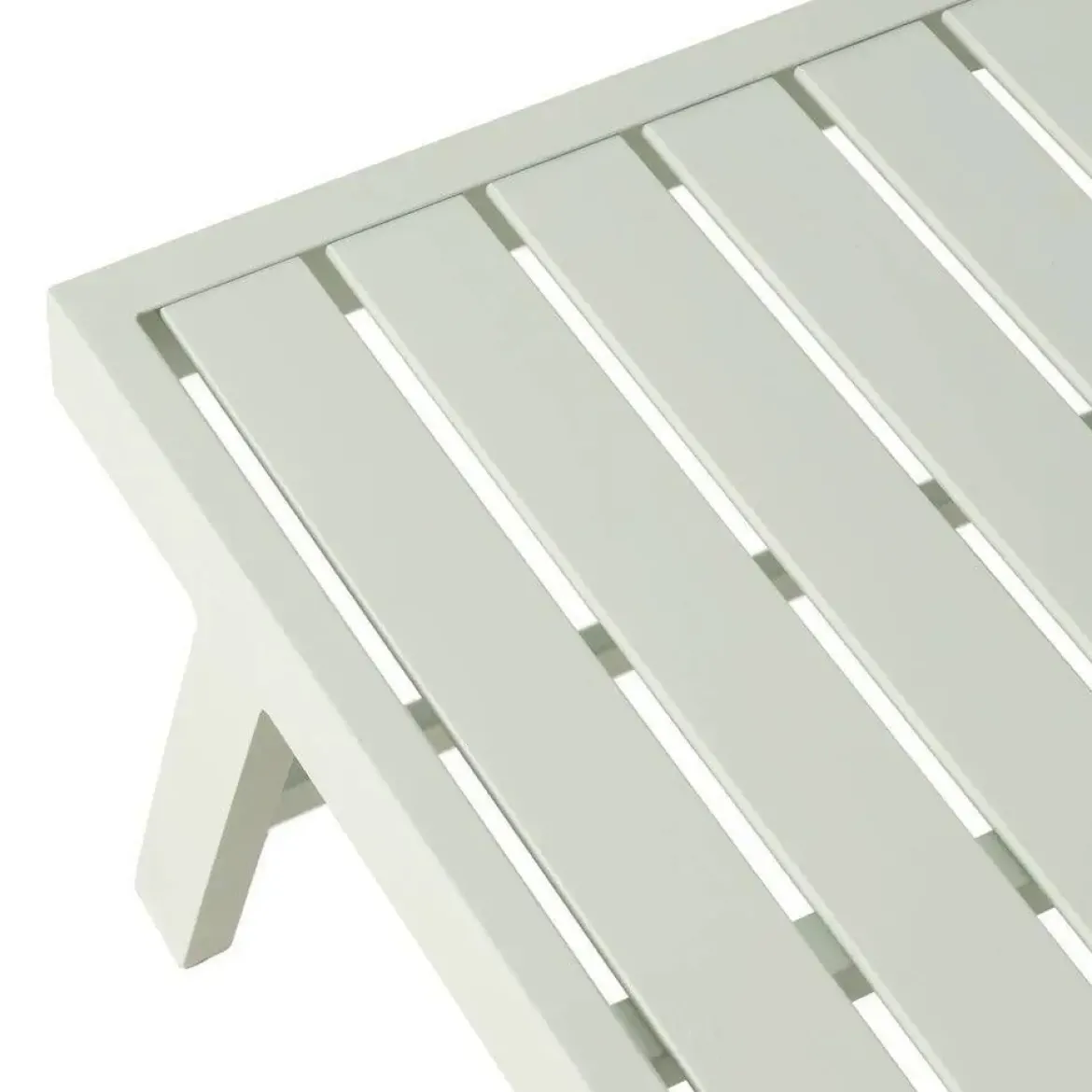 Conjunto de Jardín Estructura de Aluminio Color Beige-Blanco 614435