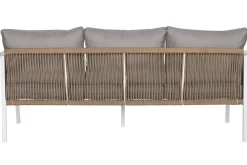 Conjunto de Jardín Estructura de Aluminio Blanco con Cuerda Sintética MB-218296