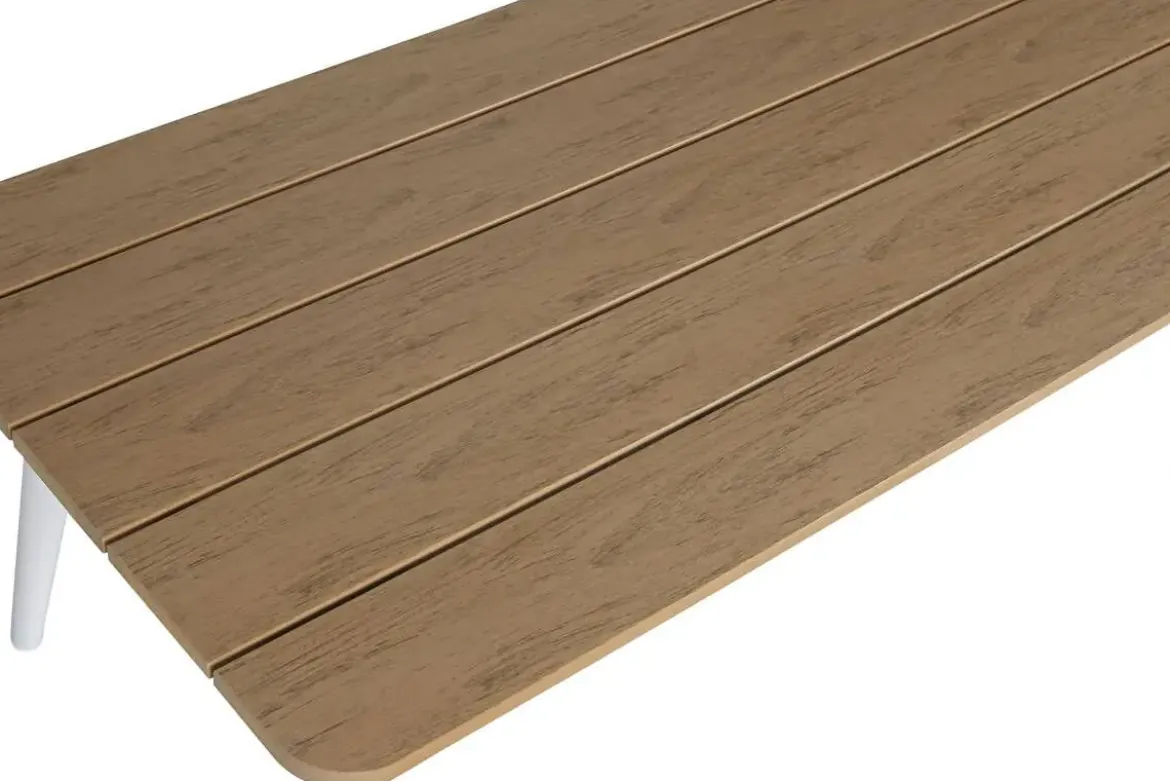 Conjunto de Jardín Estructura de Aluminio Blanco con Cuerda Sintética MB-218296