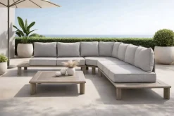 Conjunto de Jardín Rinconero Símil Madera MB-224519
