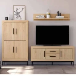 Conjunto de Salón MOON EVO Acabado Roble Nº 23