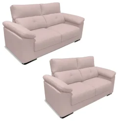 Conjunto de Sofá 3+2 Plazas con Cabezal Reclinable y Asientos Deslizantes MARÍA