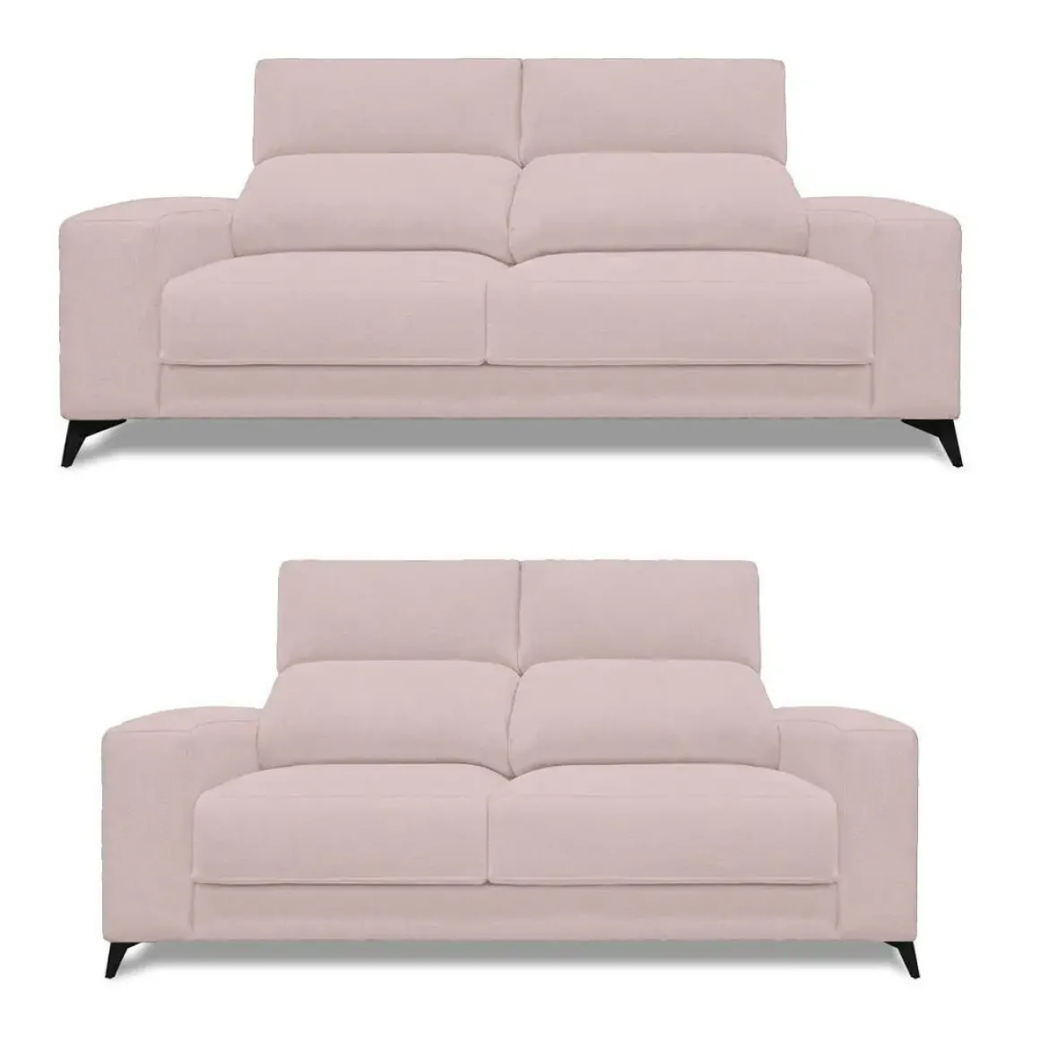 Conjunto de Sofá 3+2 Plazas con Cabezal Reclinable y Asientos Deslizantes OMAR