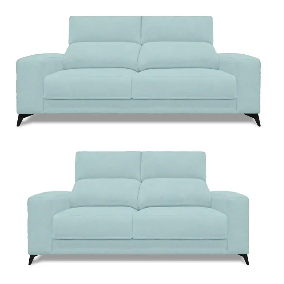 Conjunto de Sofá 3+2 Plazas con Cabezal Reclinable y Asientos Deslizantes OMAR