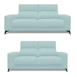 Conjunto de Sofá 3+2 Plazas con Cabezal Reclinable y Asientos Deslizantes OMAR