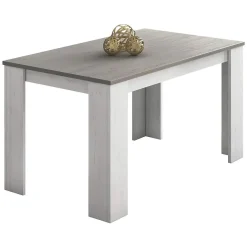 Conjunto Mesa Comedor Gris con 4 Sillas Modernas BERTA