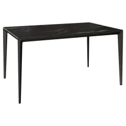 Conjunto Mesa Comedor Porcelánico Mármol con 4 Sillas CORTES