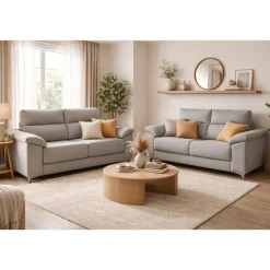 Conjunto Sofás de 3+2 Plazas con Asientos Deslizantes NERÓN