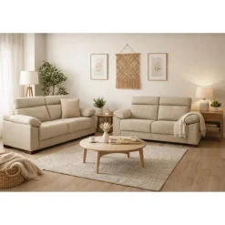 Conjunto Sofás 3+2 Plazas con Asiento de Espuma de Poliuterano GENIL