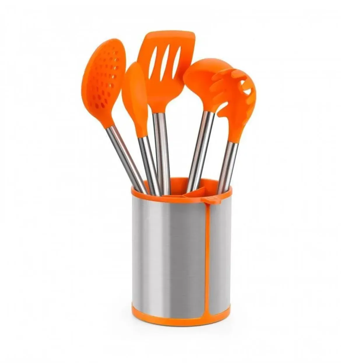Conjunto 5 utensilios Naranjas serie EFFICIENT BRA A195011