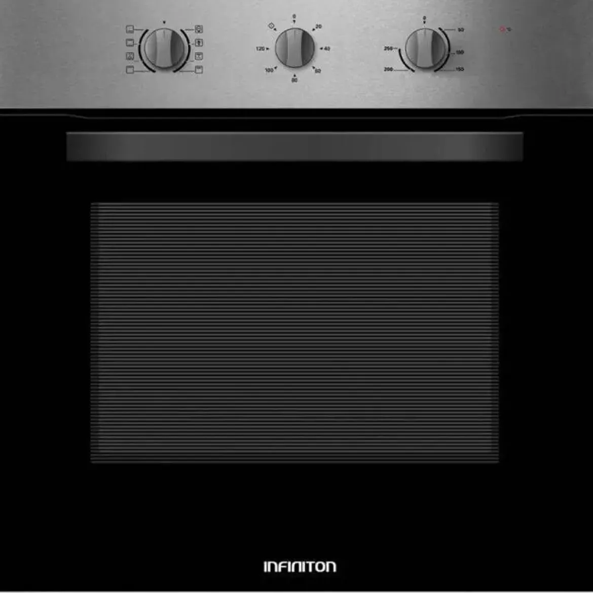 Conjunto Vitrocerámica y Horno INFINITON Inox 59.5cm HV-CB65H30