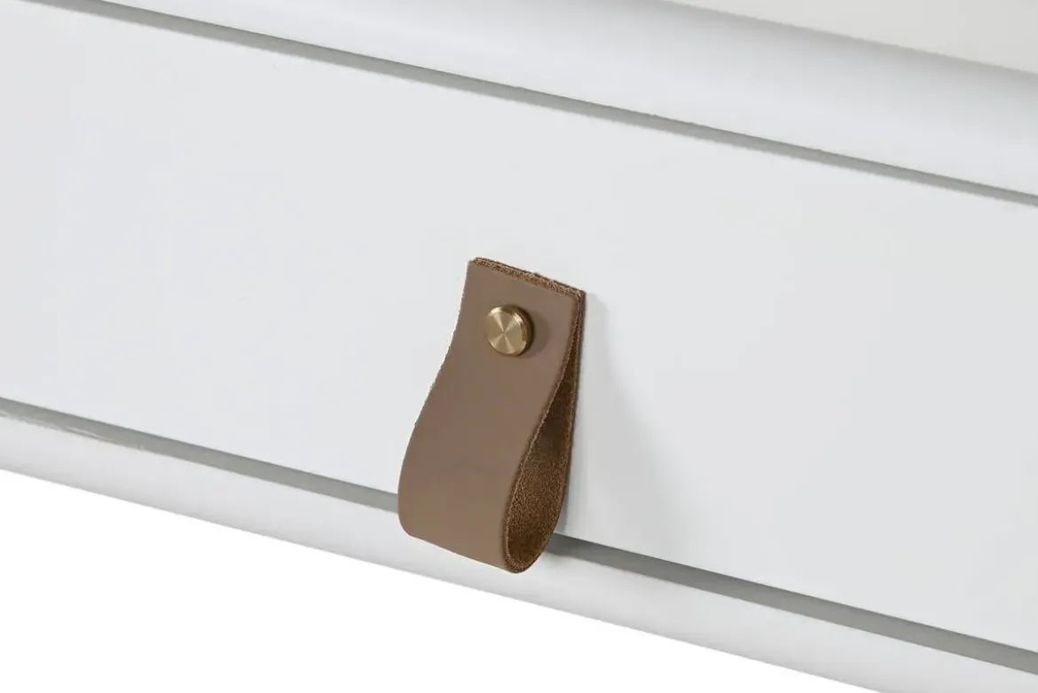 Consola Blanca con Cajones y Hueco MDF MB-211741