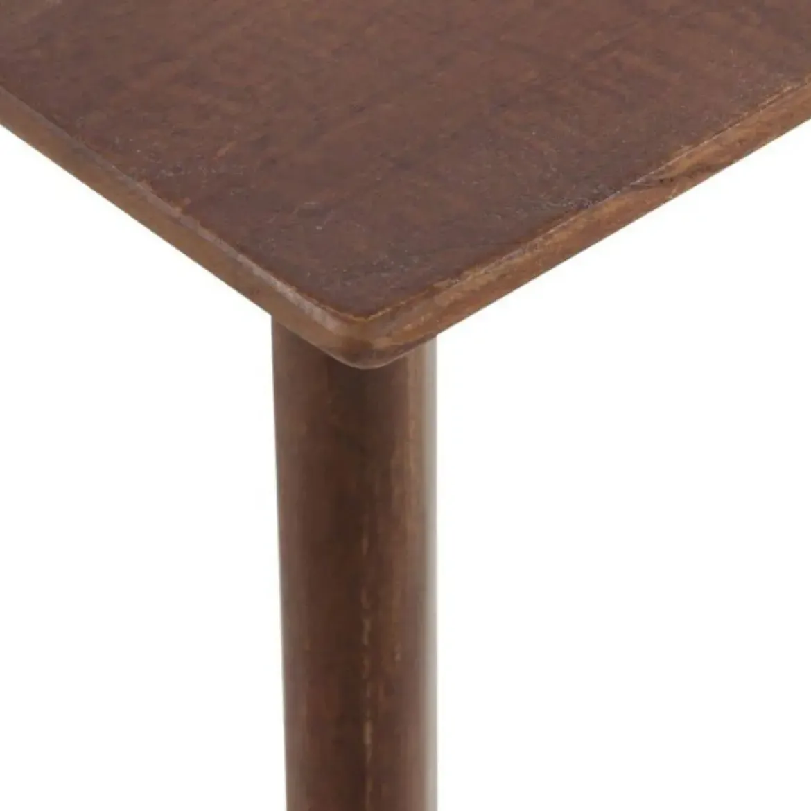 Consola con cajón de madera maciza de acacia acabado natural GABAR 10840