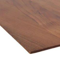 Consola con cajón de madera maciza de acacia acabado natural GABAR 10840
