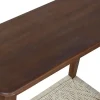 Consola con Mesitas Auxiliares en Madera de Mango MB-221671