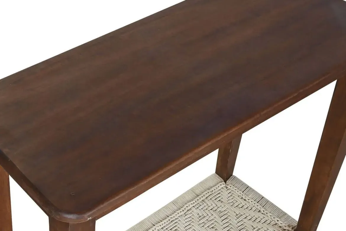 Consola con Mesitas Auxiliares en Madera de Mango MB-221671
