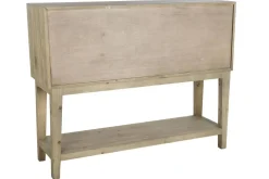 Consola de Entrada con 6 Cajones en Madera de Pino Marrón MB-204856