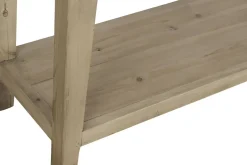 Consola de Entrada con 6 Cajones en Madera de Pino Marrón MB-204856