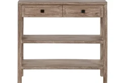 Consola de Madera Bayur con Cajones y Estantes MB-215348