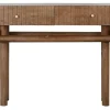 Consola de Madera de Mango Natural 2 Cajones MB-215099