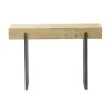 Consola de madera maciza chapada en abeto natural GABAR 10935