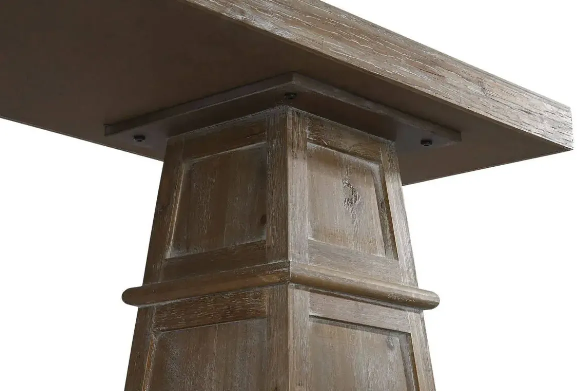 Consola de Madera MDF Decapé Natural MB-216305