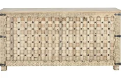 Consola de Madera Tallada Estilo Antiguo MB-213736